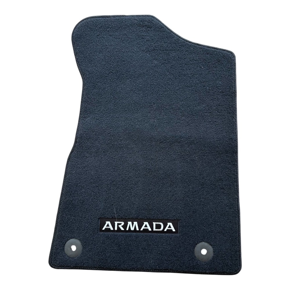Nissan Armada 2021 Carpet Floor Mats Black 3 Piece Set T99E2 5ZW Front & Rear - Picture 3 of 6